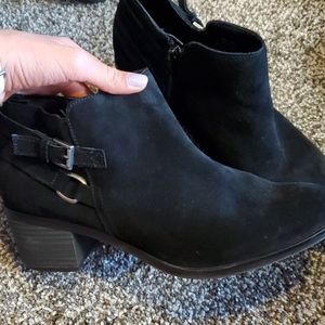 Black ankle boots